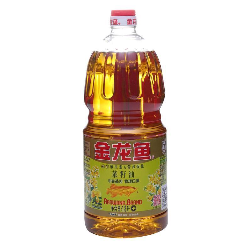 金龙鱼菜籽油1.8L/瓶(新老包装随机发货)