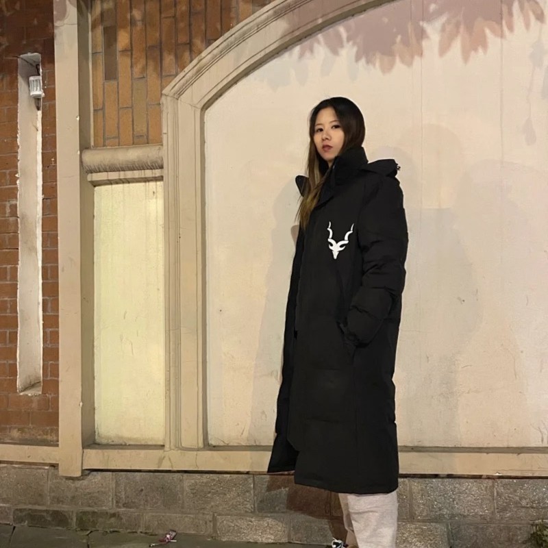 【跟上羚羊】男女羽绒服保暖中长款过膝秋冬