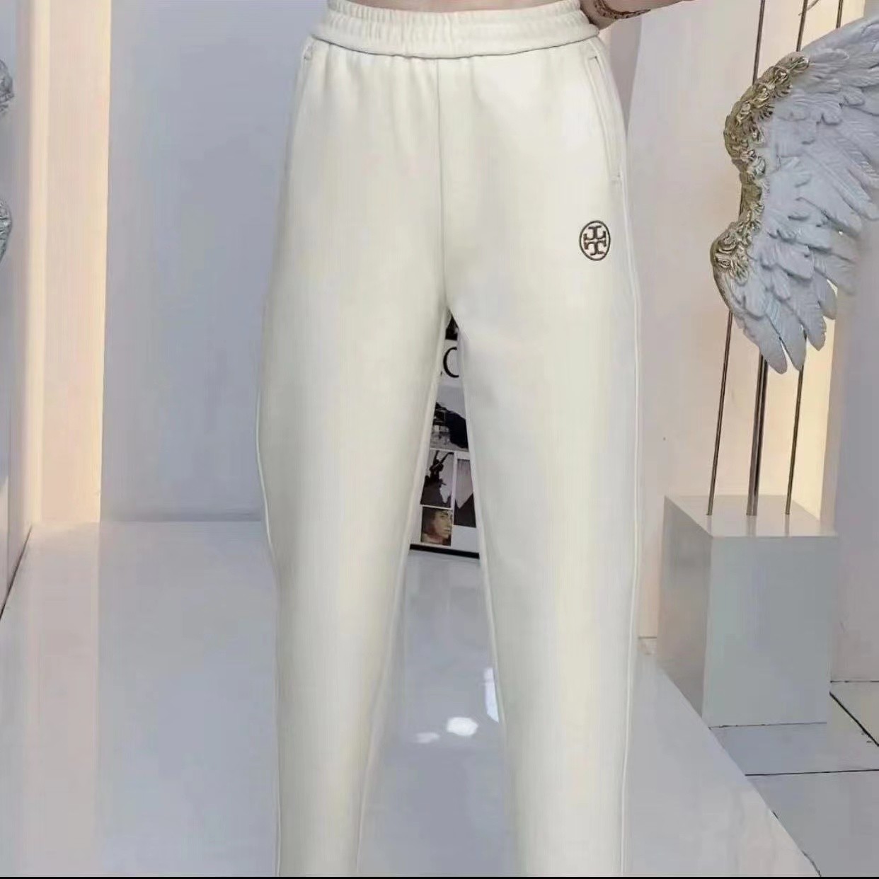 小敏家冬季新品时尚松紧腰哈伦裤灯笼裤加绒加厚长裤显瘦休闲款