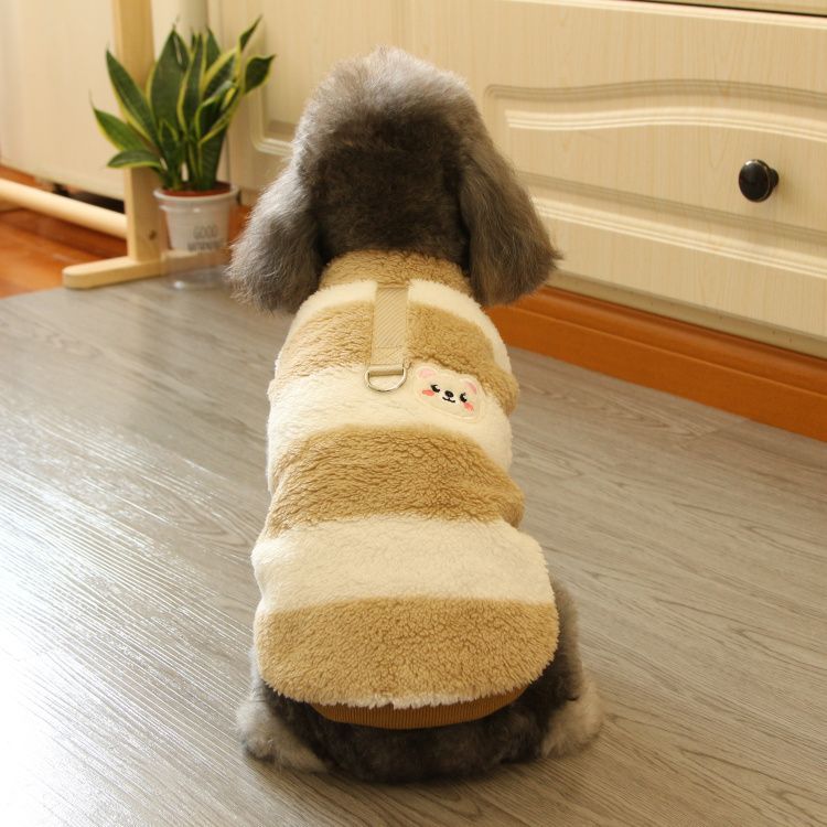 狗狗衣服秋冬小白熊保暖绒衣猫咪宠物衣服秋季比熊泰迪小狗衣服饰