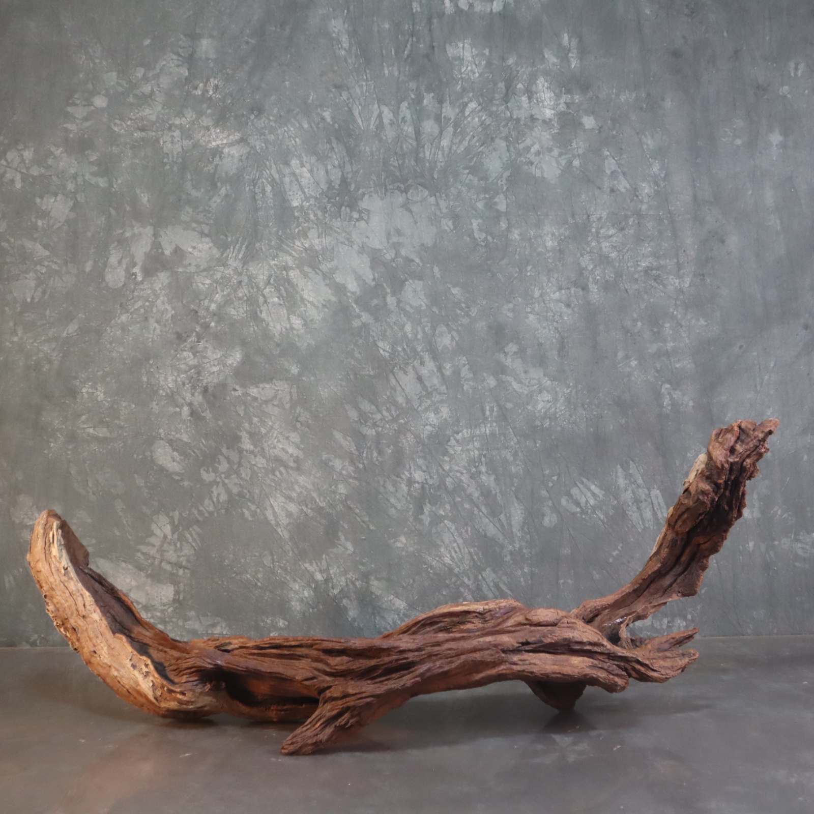 水族鱼缸造景沉木紫柚木尺寸：100*25*43