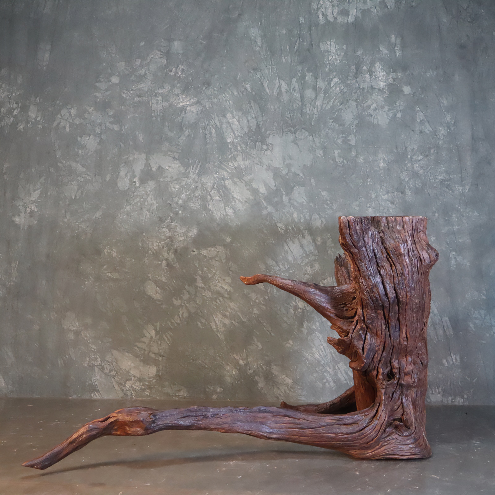 水族鱼缸造景沉木紫柚木尺寸：92*40*60包煮