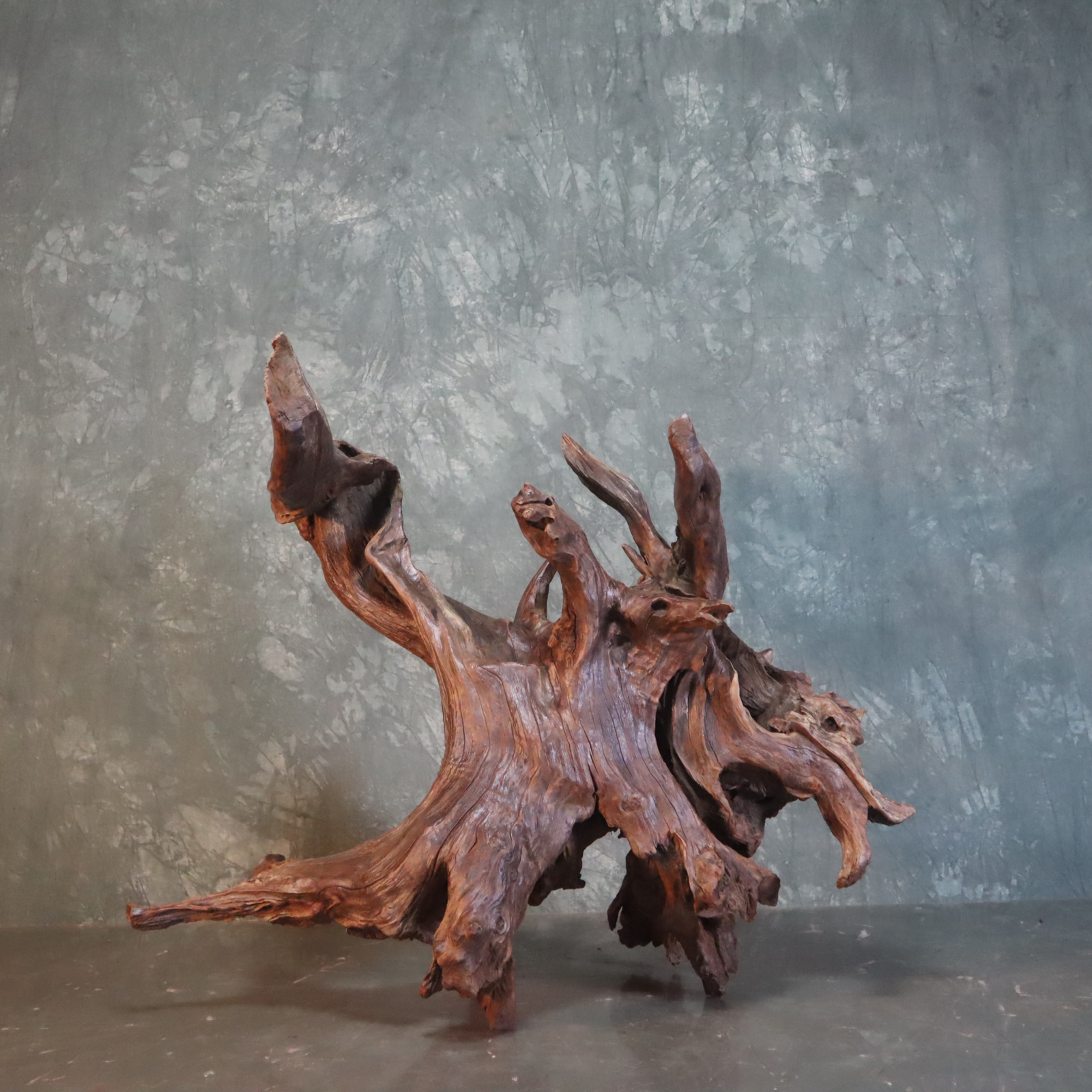 水族鱼缸造景沉木紫柚木尺寸：90*48*72天然一体、包煮