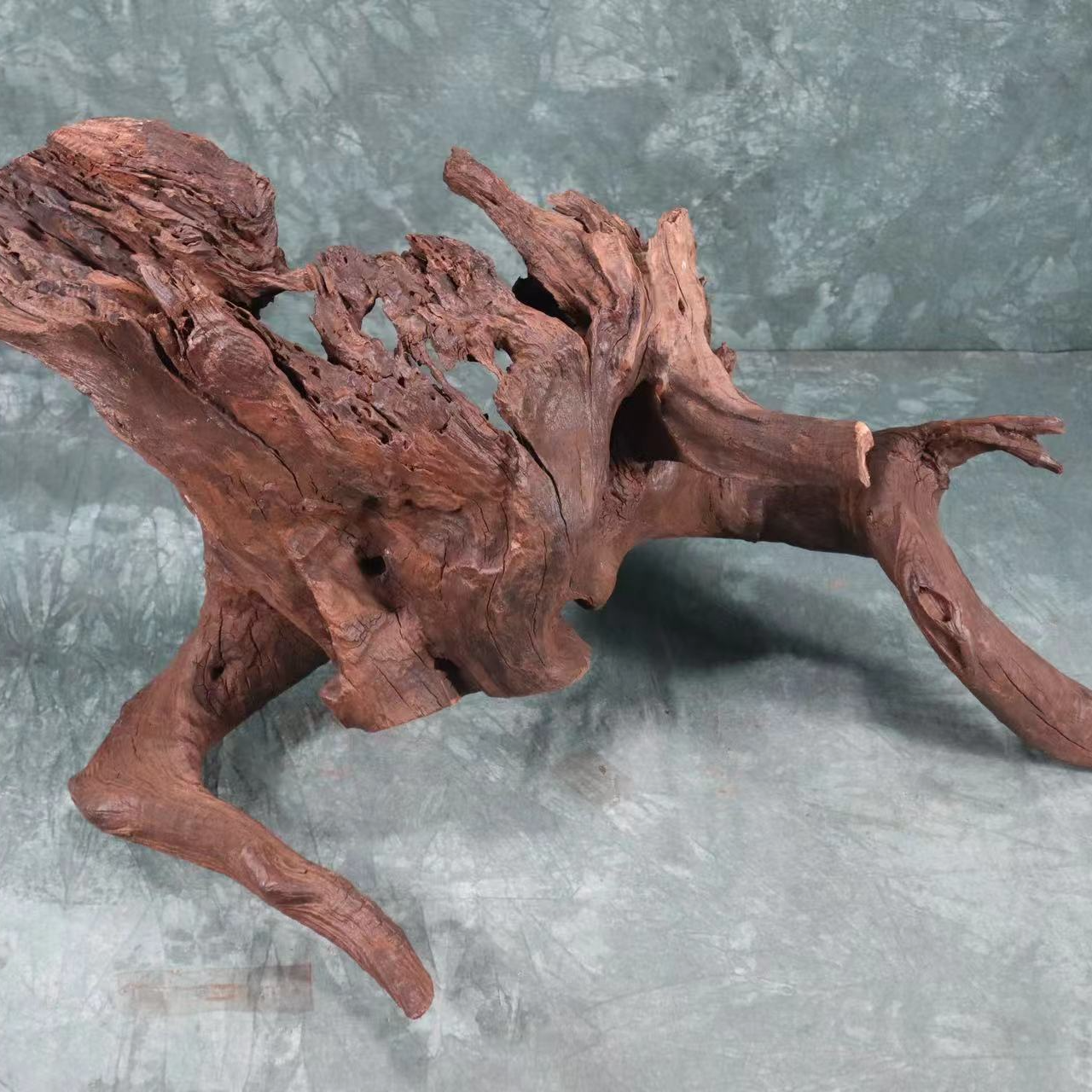 水族鱼缸造景沉木紫柚木尺寸：116*48*55顺丰包邮，包煮