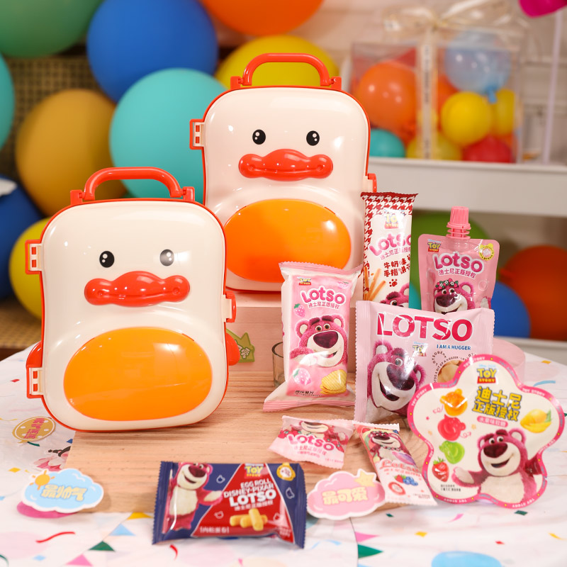 六一儿童节礼物迪士尼饼干果冻软糖棒棒糖混合装儿童零食大礼包