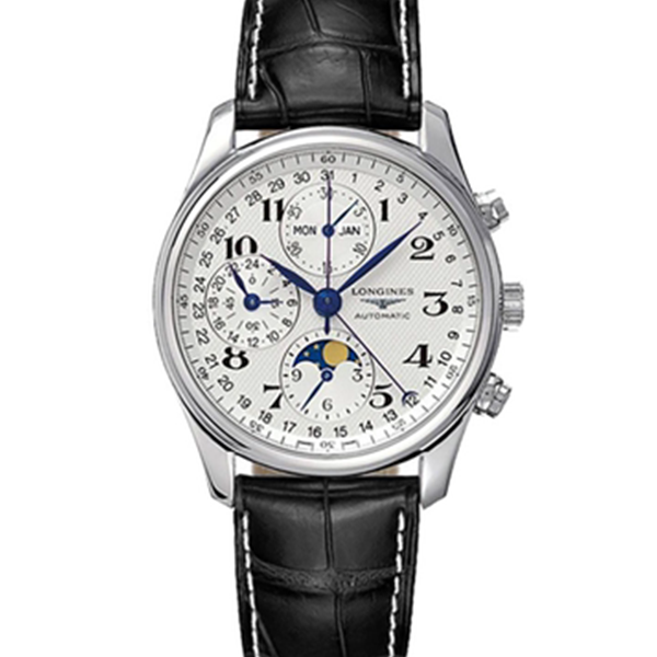99新 Longines/浪琴 老佛爷/浪琴八针月相/自动机械/单表/40mm