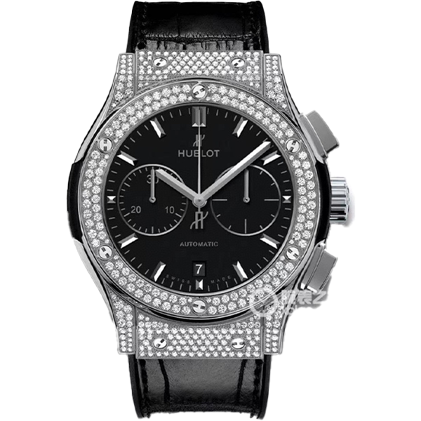 99新 Hublot/宇舶表 老佛爷/宇舶521后钻/自动机械/单表/45mm