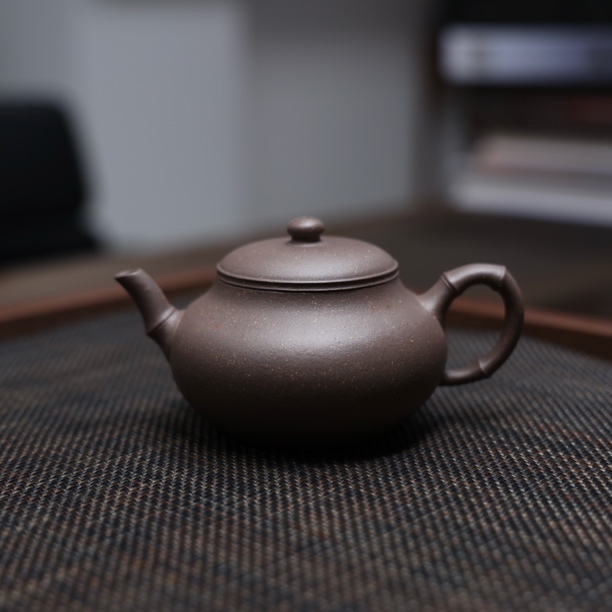 景宁堂 王凤珍｜ 圆竹壶 段泥 全手工制作 实用器