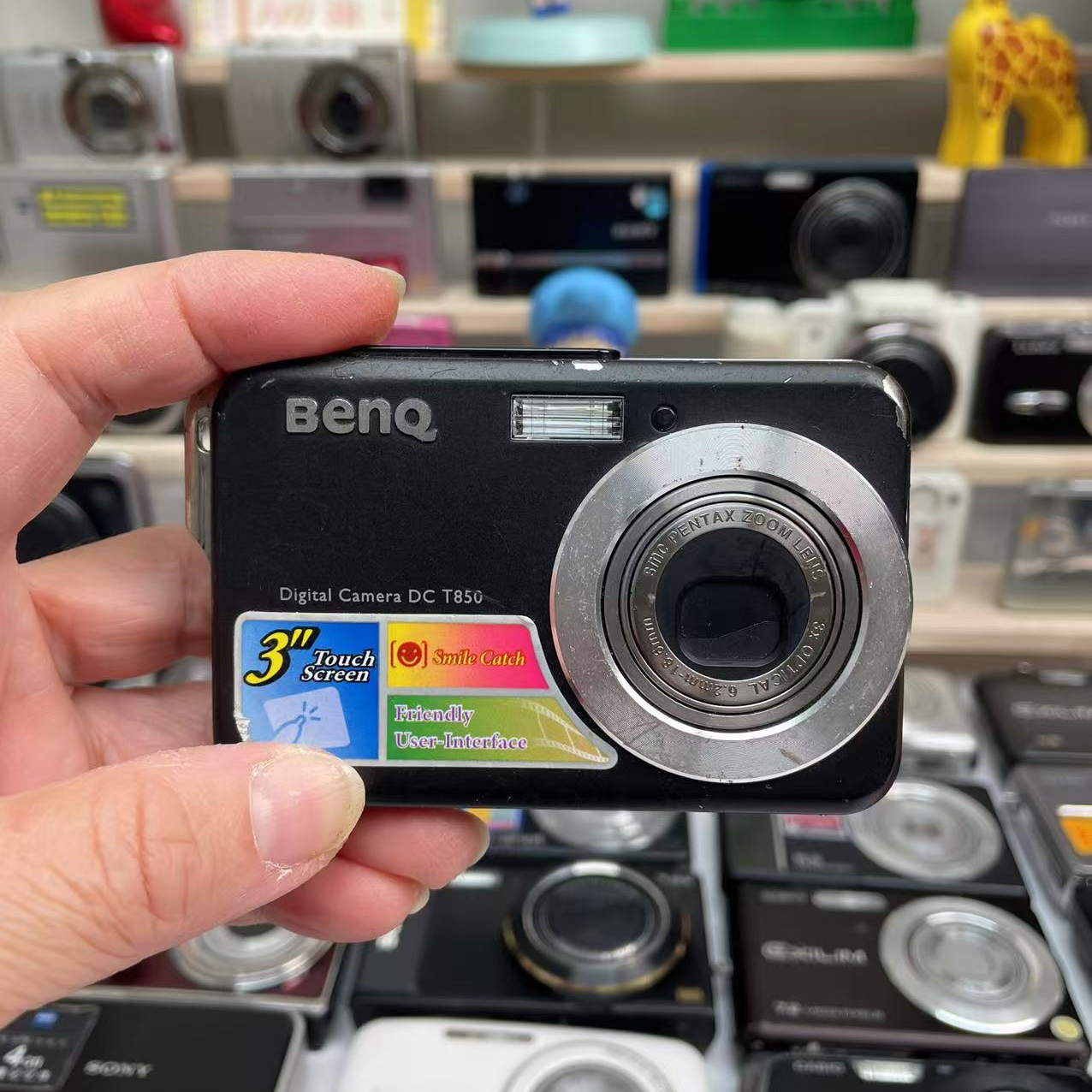 9新 Benq/明基 明基T850 触摸屏 全套配件 福利价