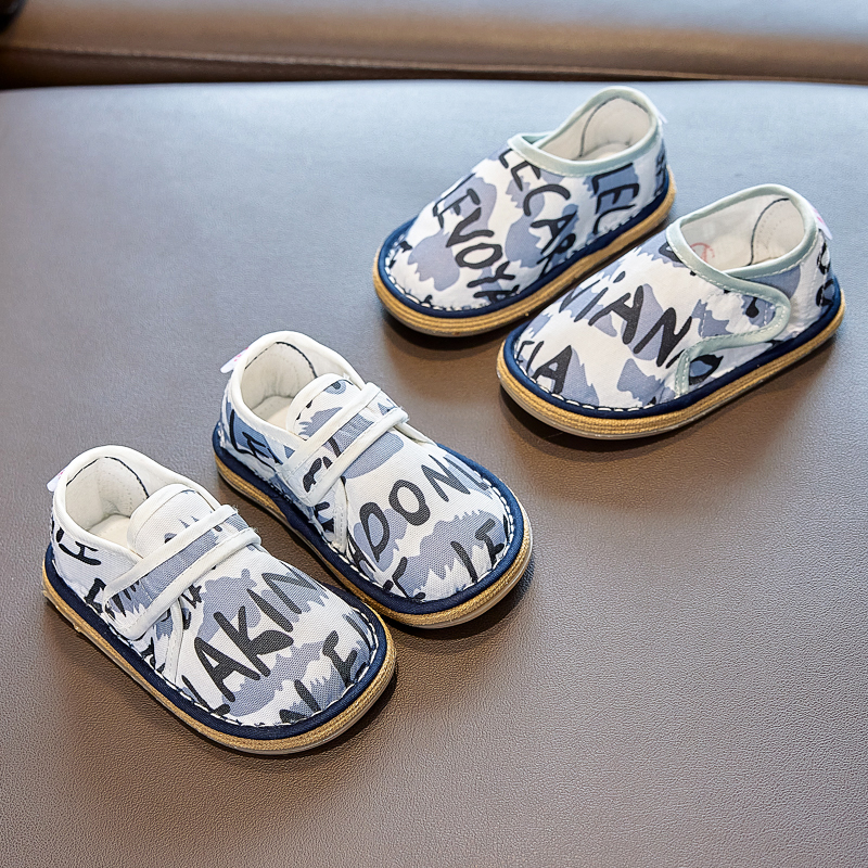 胖脚儿童手工千层底布鞋1-7岁宝宝男女童手工布鞋透气老北京春C39