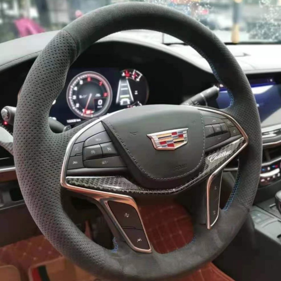 翻毛皮手缝方向盘套汽车把套专车专用定制全包四季通用防滑耐磨