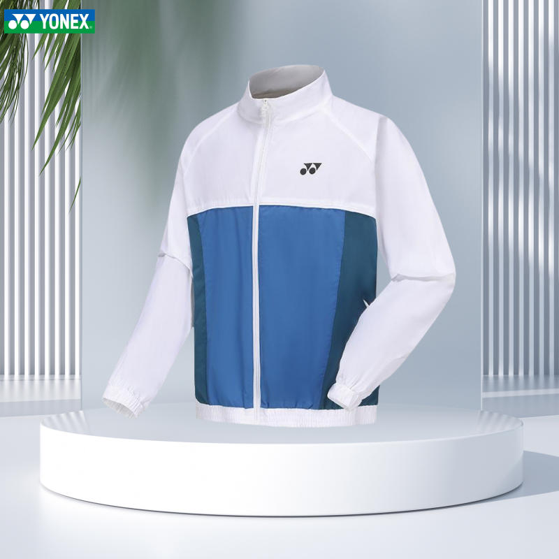 YONEX/尤尼克斯2024新款尤尼克斯羽毛球服休闲无帽开衫运动外套