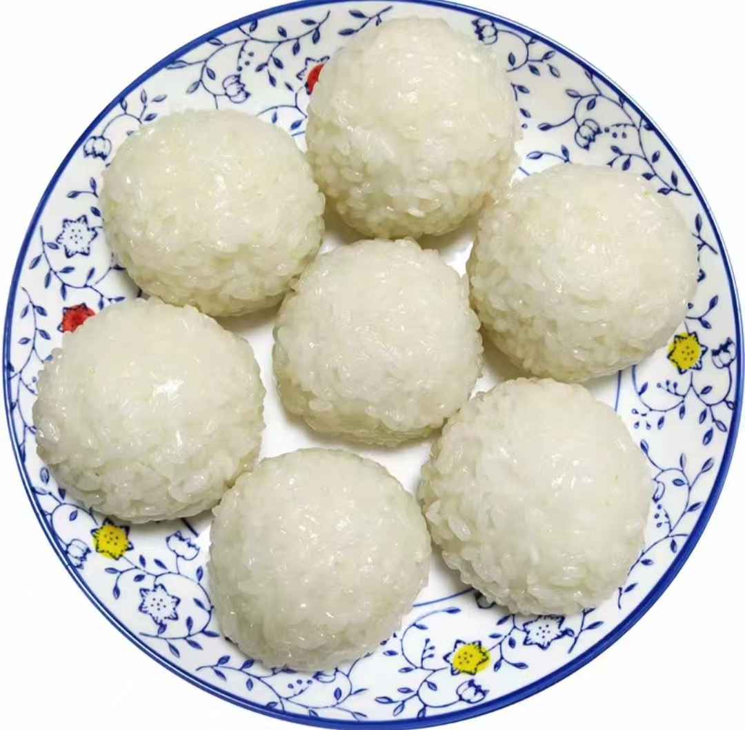 盐城糯米团年团苏北手工糯米圆子黏团豆沙馅芝麻馅蒸笼年团无添加