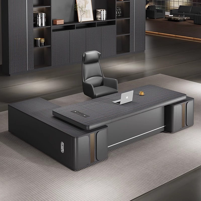 老板办公桌椅组合单人经理桌主管桌总裁桌简约现代办公家具大班台
