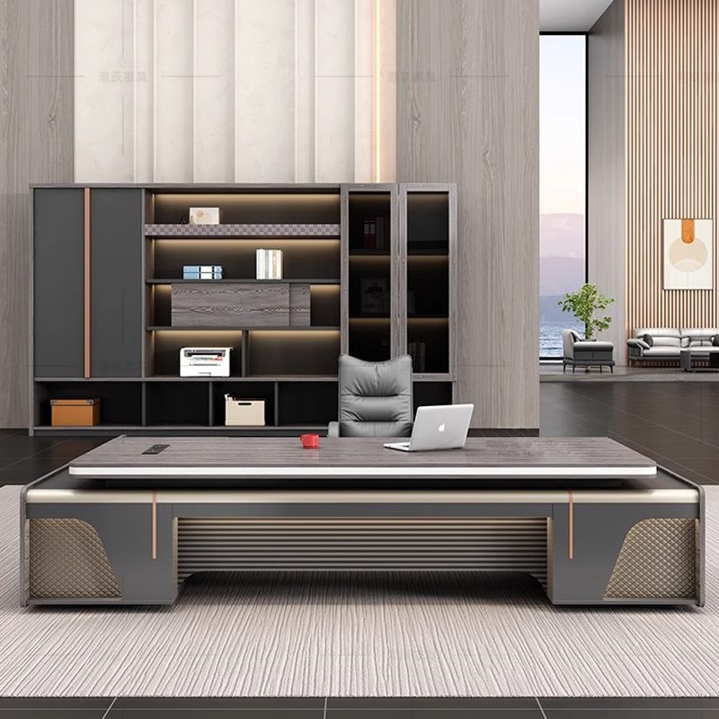 高端老板办公桌椅组合董事长总裁主管经理桌大班台办公室家具