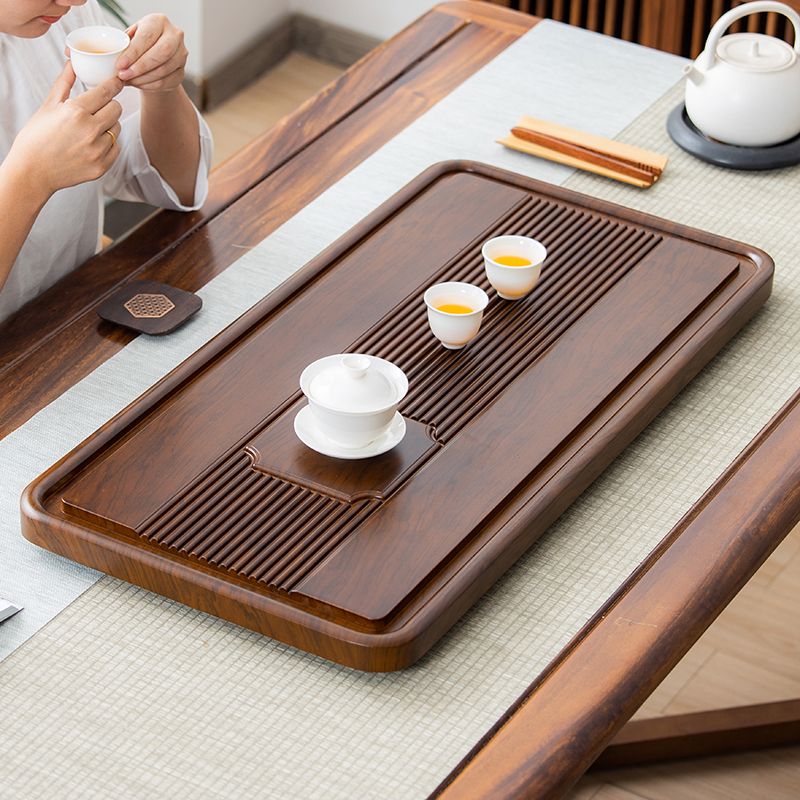 花梨色（同福70*32*3）实木电木干泡小茶台整块办公室茶具套装茶盘