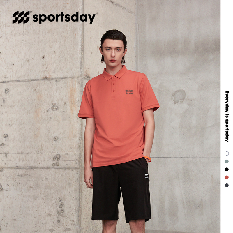 SPORTSDAY【潮流运动】短袖POLO衫男23夏新刺绣翻领HNTPW2Y056A4L