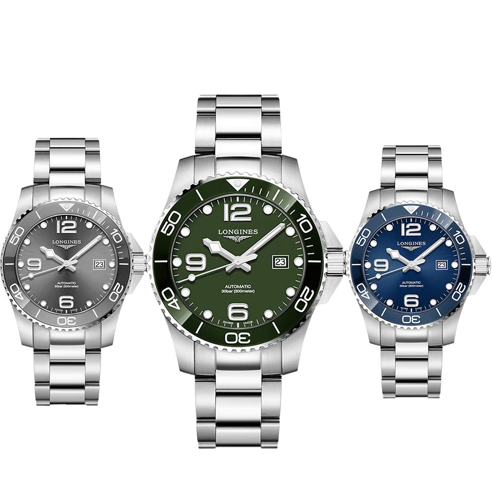 99新 Longines/浪琴 华/康卡斯782/表径43/夜光/男