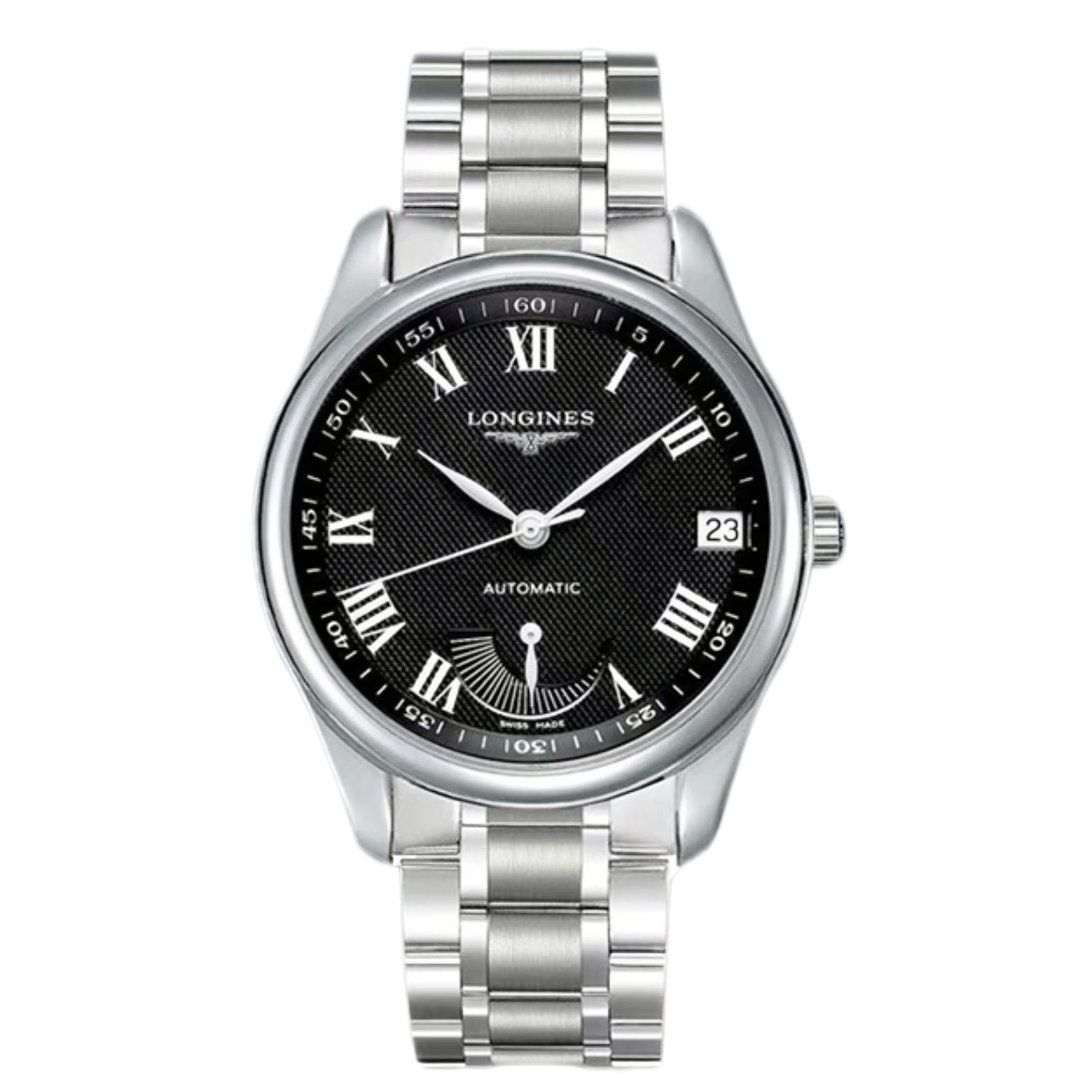 99新 Longines/浪琴 华/名匠666/罗马黑盘/表径42mm/男士