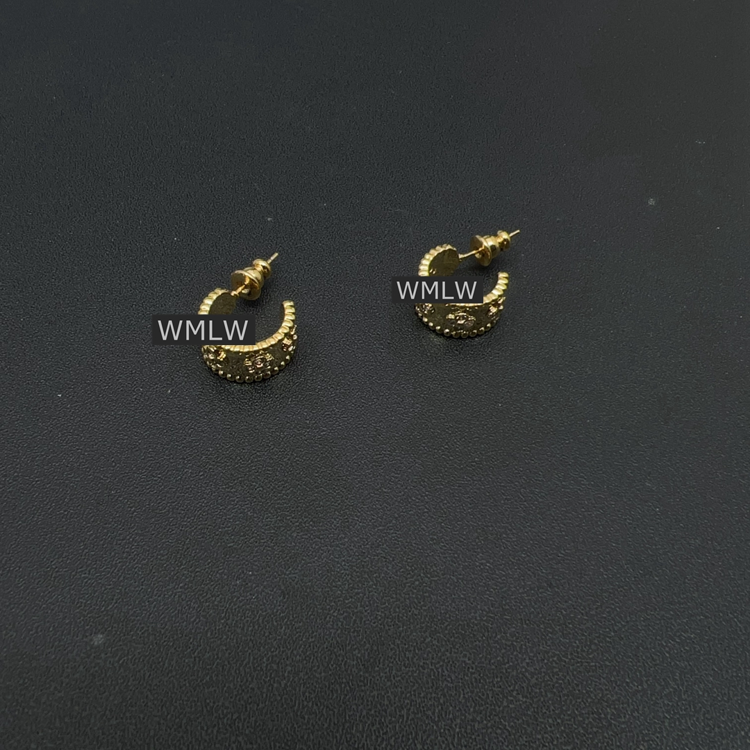 铜合金耳饰 2903耳饰设计师气质百搭简约H331