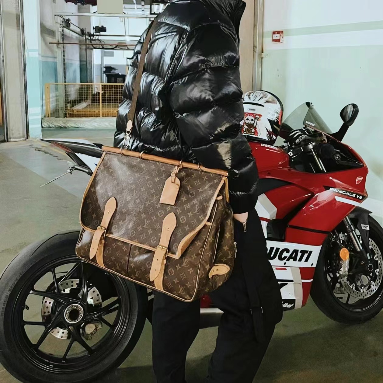 95新 LouisVuitton/路易威登 经典老花中古狩猎袋单肩斜挎包合集