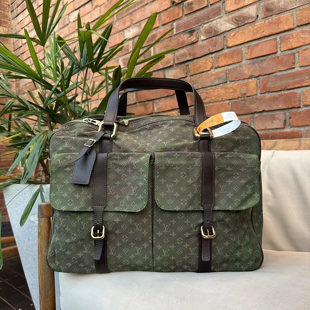 95新 LouisVuitton/路易威登 狩猎手提斜挎邮差包全原