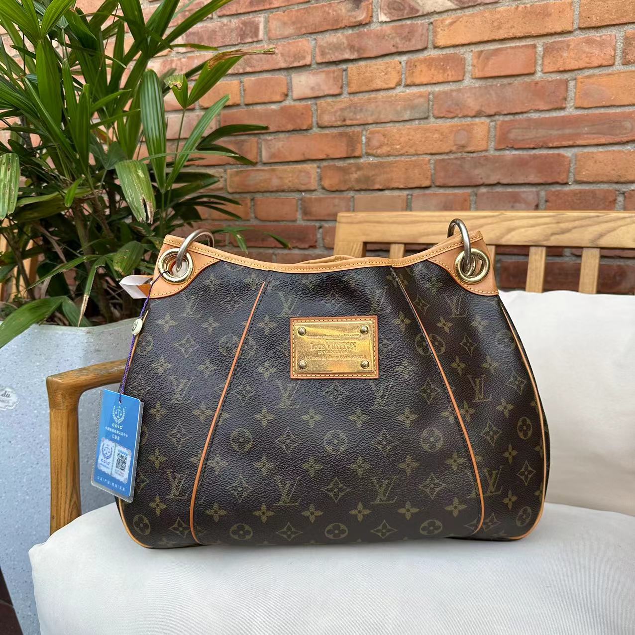 修复品lv经典老花金牌南瓜托特包单肩手提包