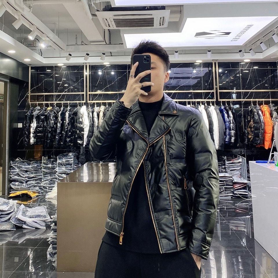 当季爆款羽绒服潮流时尚休闲外套冬季新款欧洲站男士痞帅短款修同
