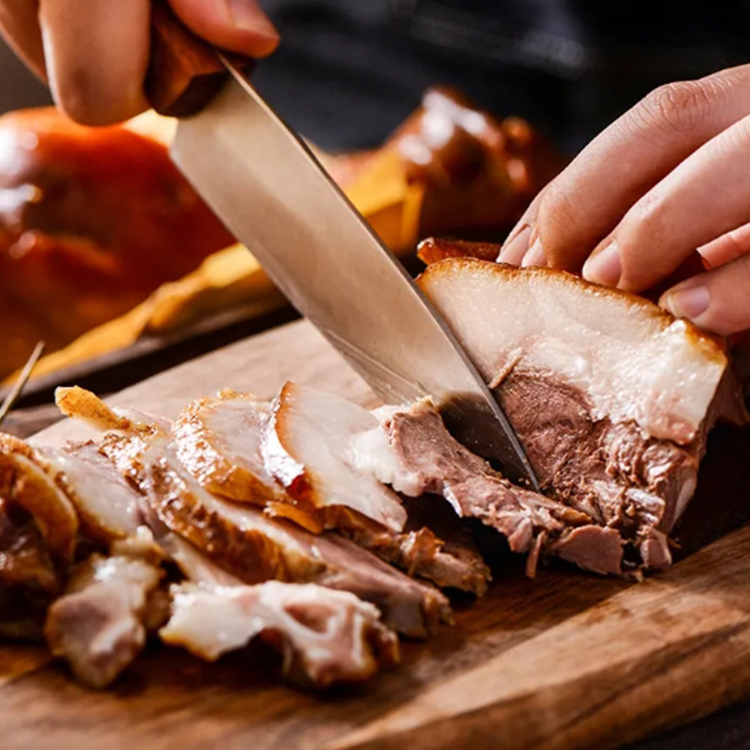 散装老腊肉—腌腊猪整脸（直播售卖）