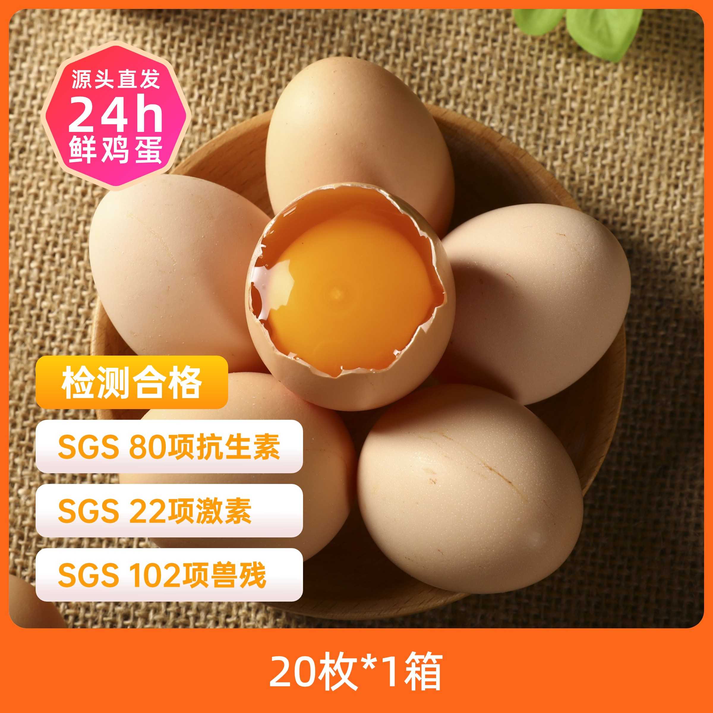 辰颐物语【每日鲜蛋】五谷散养土鸡蛋 20/40枚 新鲜土鸡蛋 
