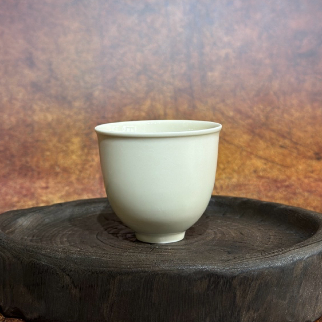 定窑铃铛杯茶杯主人杯品茗杯高温瓷