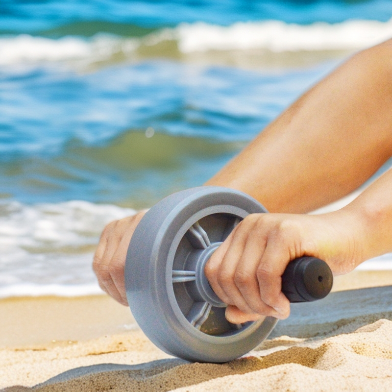 轮友健腹轮双轴承静音家用无味单轮腹肌滚轮腰腹核心力量健腹轮