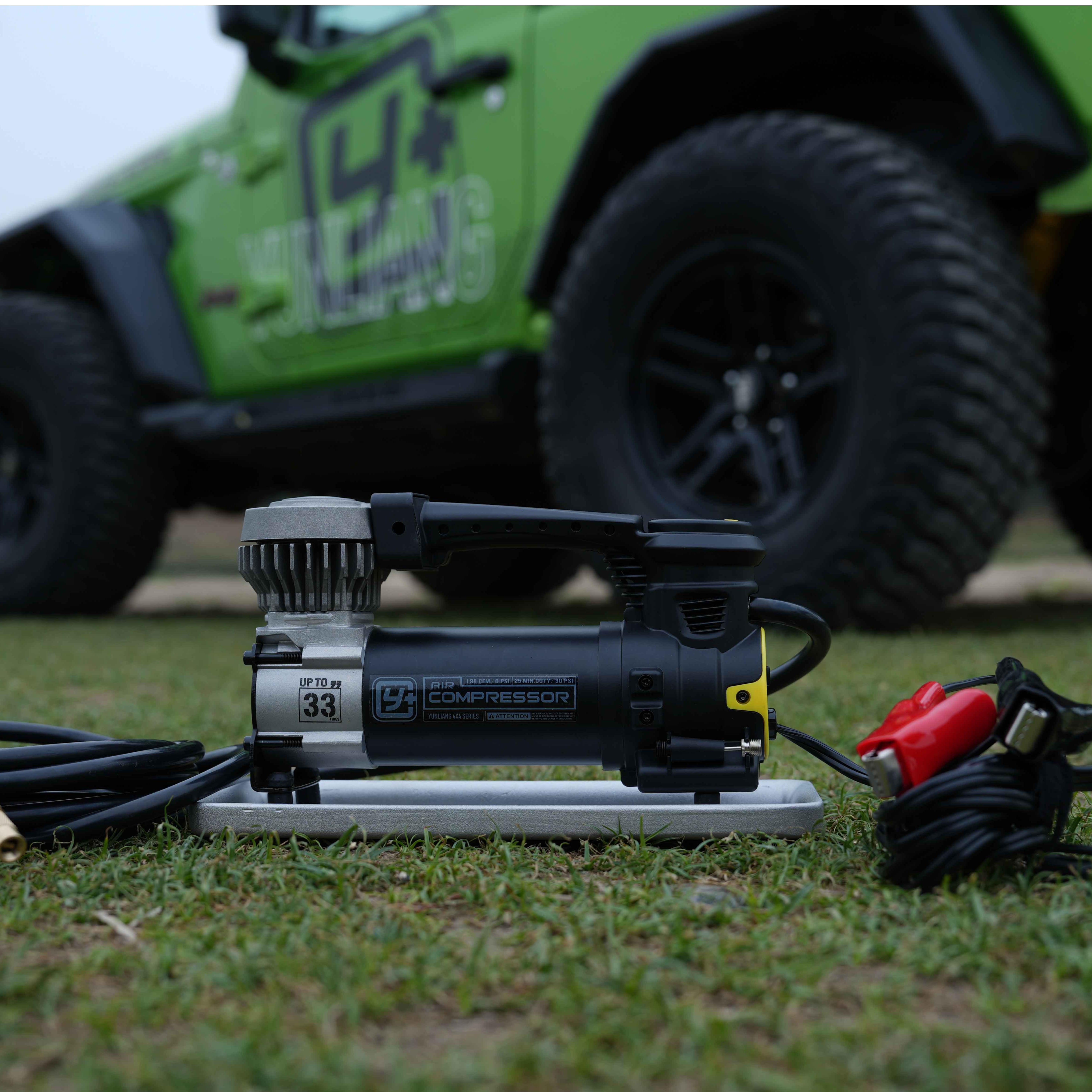 运良胎压越野气泵便携颜值超高城市suv和轿车越野应急救援省力
