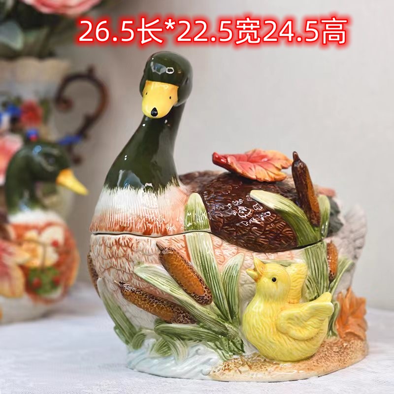 方亚春江水暖鴨先知系列陶瓷摆件