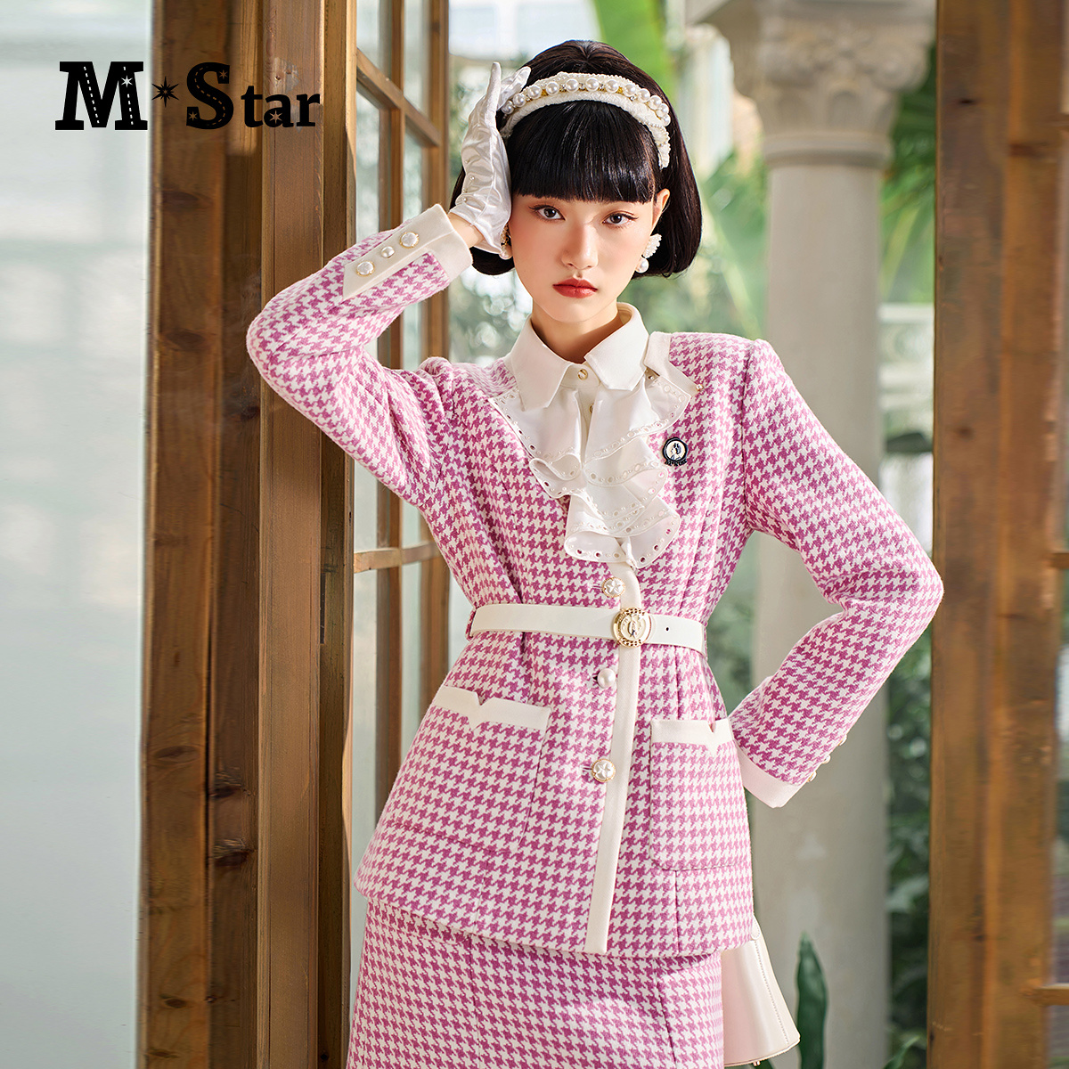 【许半夏推荐】M-Star小香风外套SEQG141505