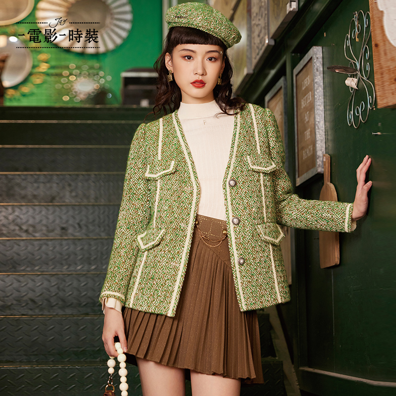 【昕昕严选】电影时装冬季新品小香风外套女FCQG147587