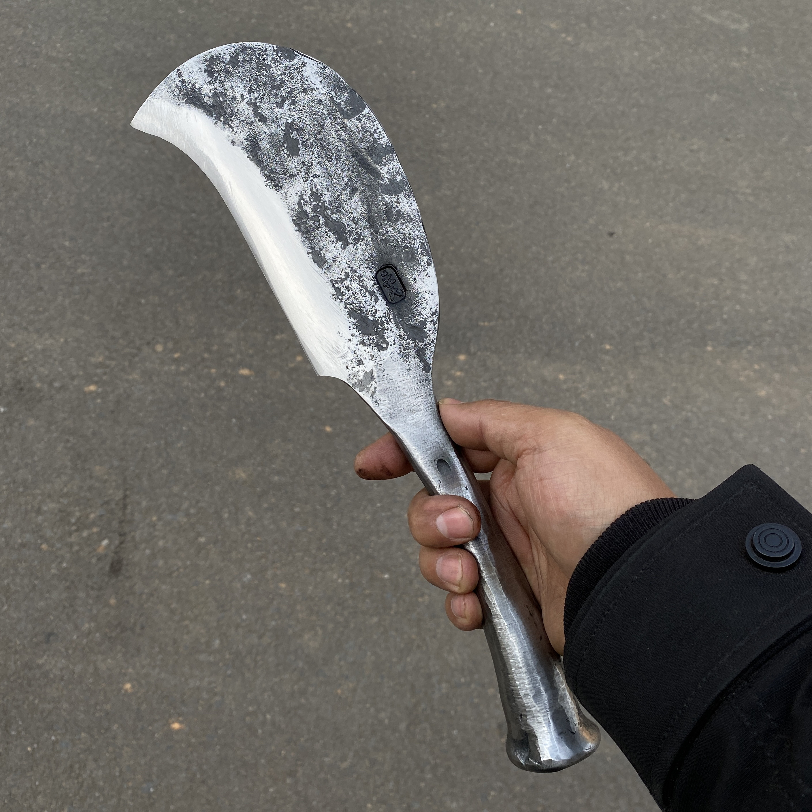 手工锻打一体柴刀——斩骨刀