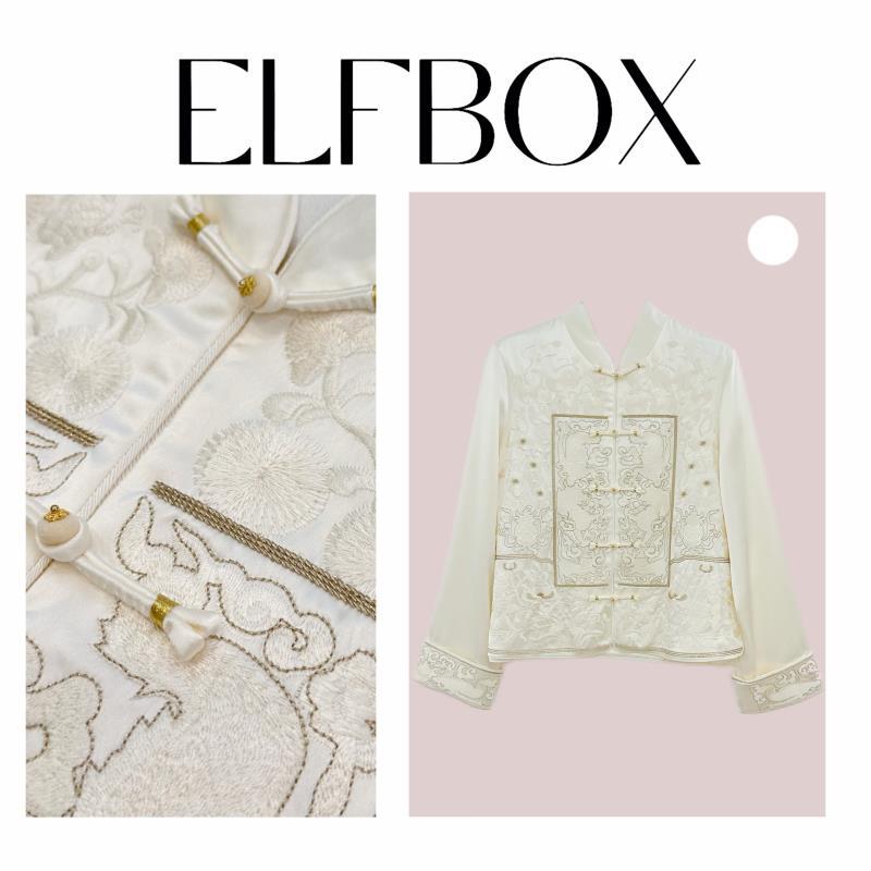 晨晨推荐《锦瑟》时尚气质国风新中式长袖立领日常外套1566