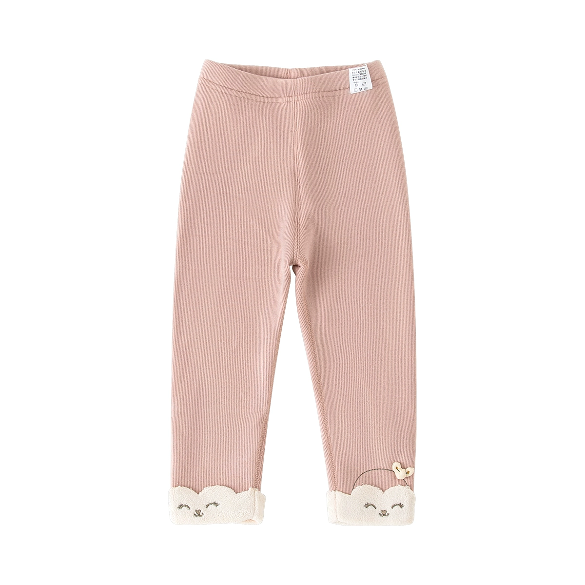 女童打底裤2024早春新款加绒保暖宝宝长裤一体绒婴儿裤子40470