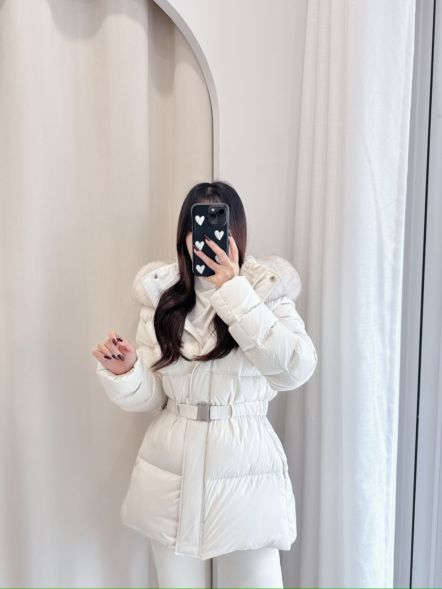 卡扣短款羽绒服泡菜国no退no换