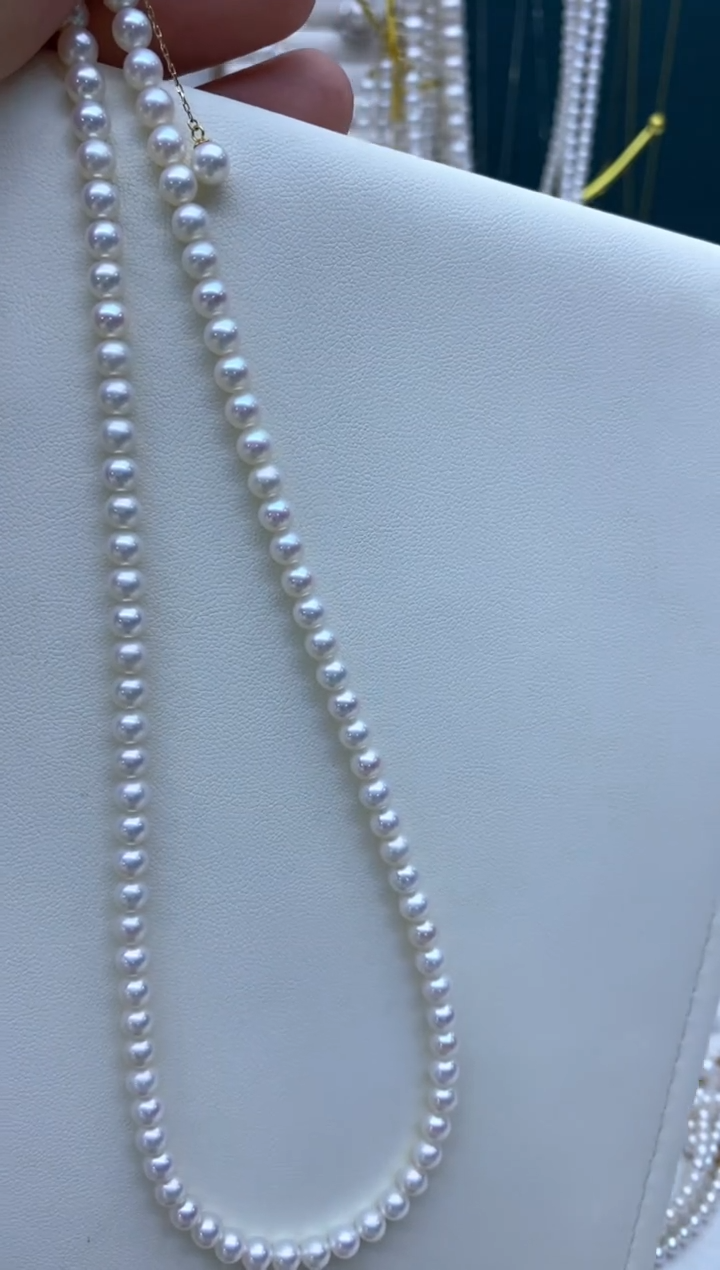 【闪购商品】淡水珍珠项链未镶嵌4-5