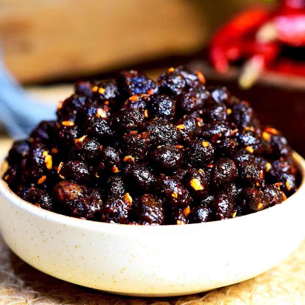 四川麻辣豆豉原味特辣香辣炒菜特产拌饭调味凉拌鲜香