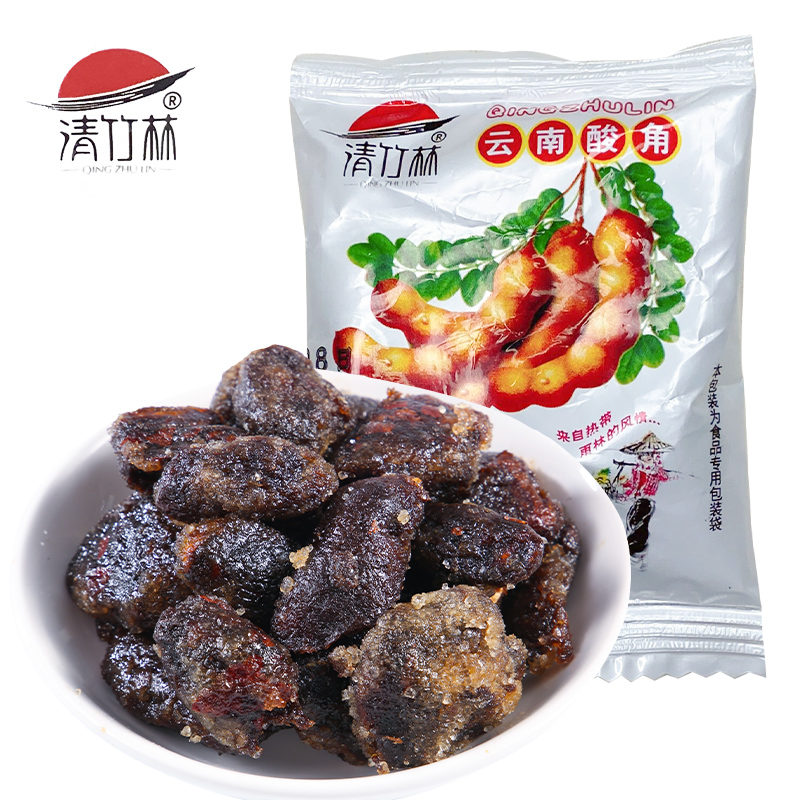 清竹林野酸角云南特产甜酸豆角糕蜜饯孕妇零食小包装冰糖酸角