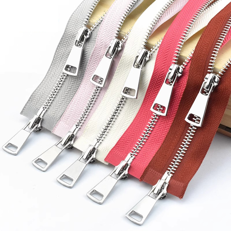 女韩版双头拉链羽绒服5号银齿双向双开金属拉链衣服外套拉锁百搭