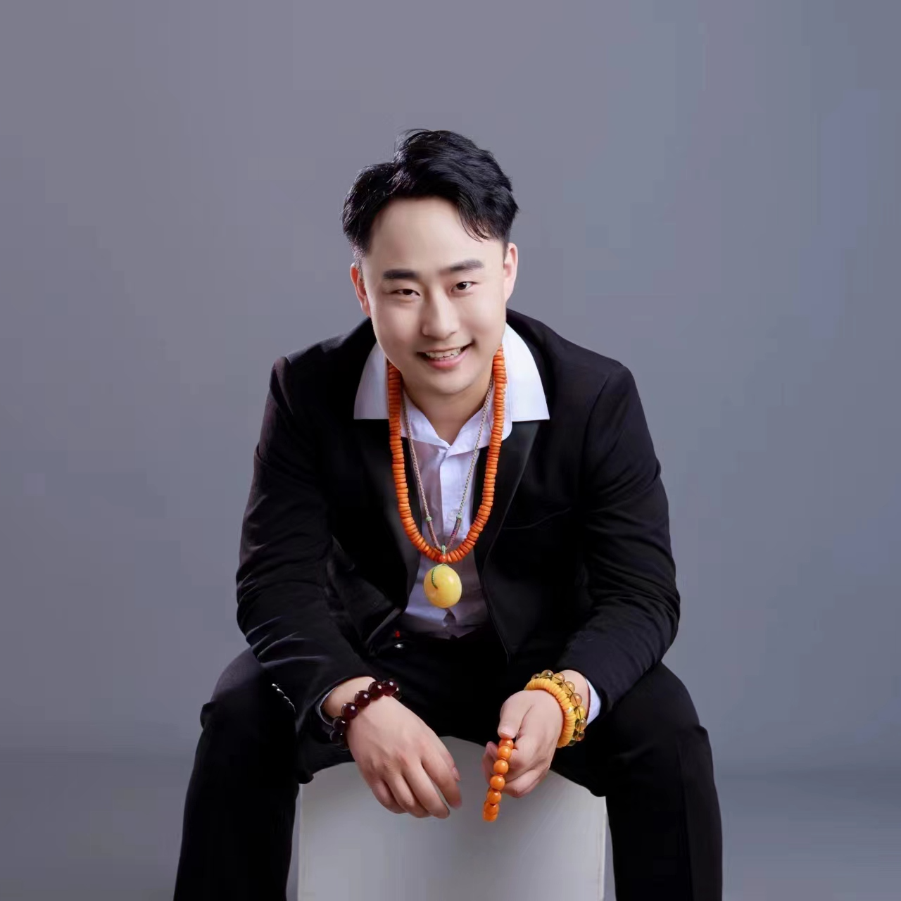 天然配饰蜜蜡南红（蜜蜡或者南红随机发其中一个）