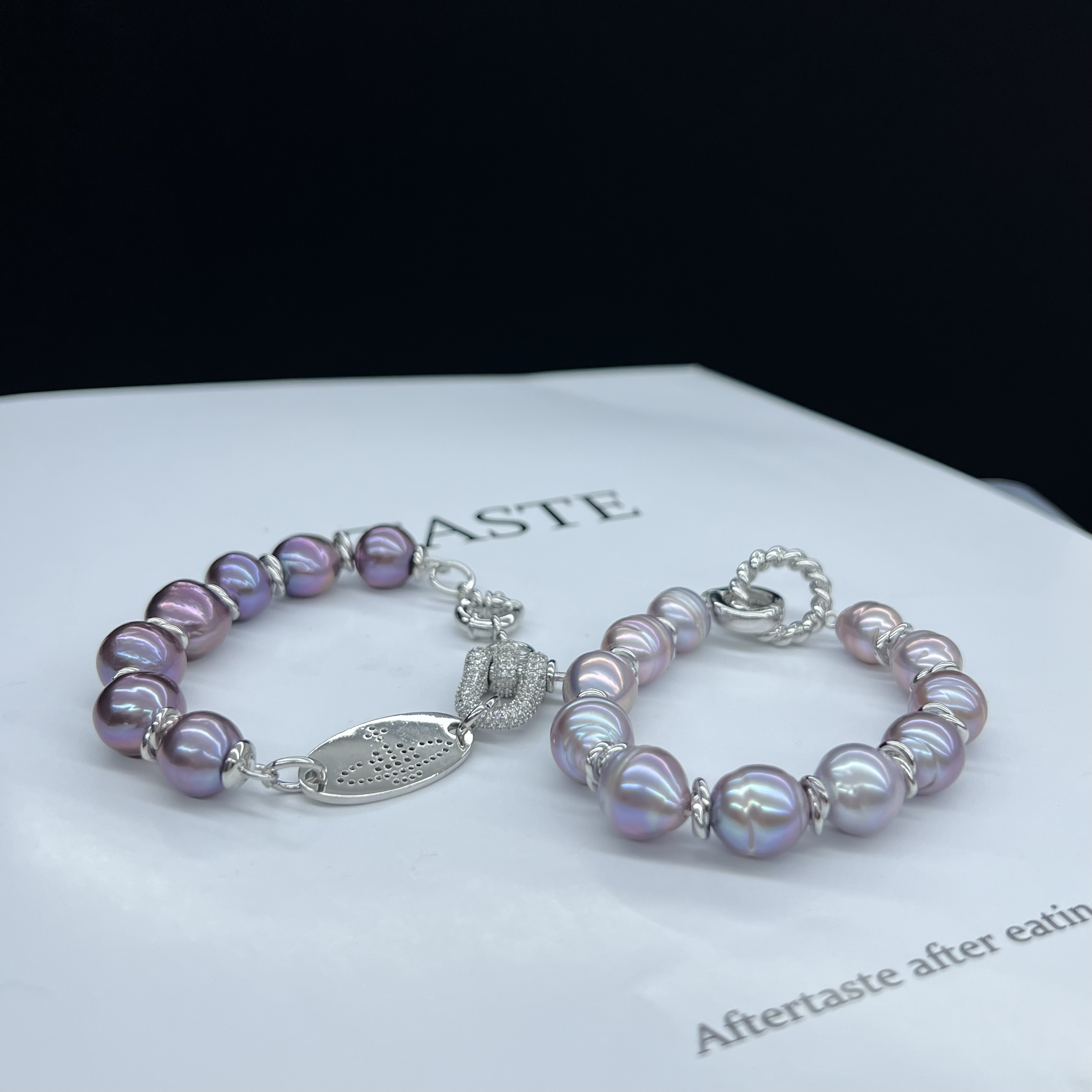 1号链接-复古百搭轻奢气质时尚珍珠设计款手链小众多样性发一