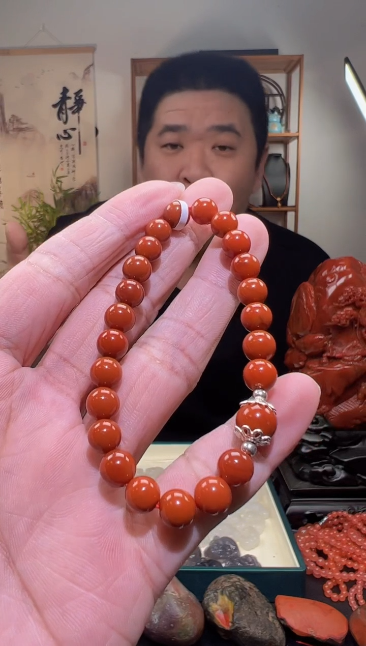 【闪购商品】南红玛瑙单圈手串未镶嵌一条约7mm 多样性发货