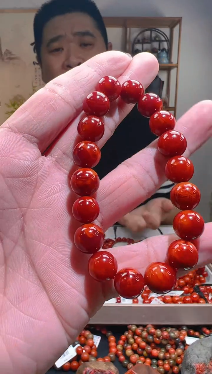 【闪购商品】南红玛瑙单圈手串未镶嵌一条约10mm 多样性发货     19