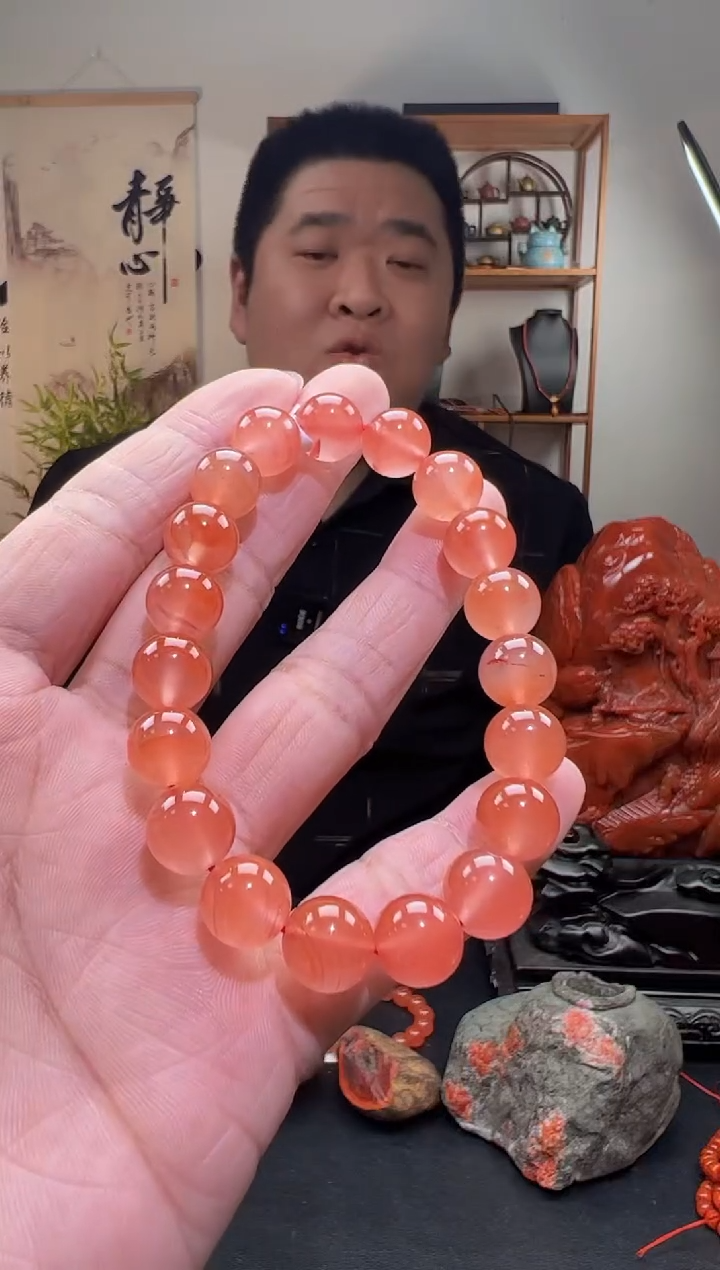 【闪购商品】南红玛瑙单圈手串未镶嵌一条约10mm 多样性发货      3