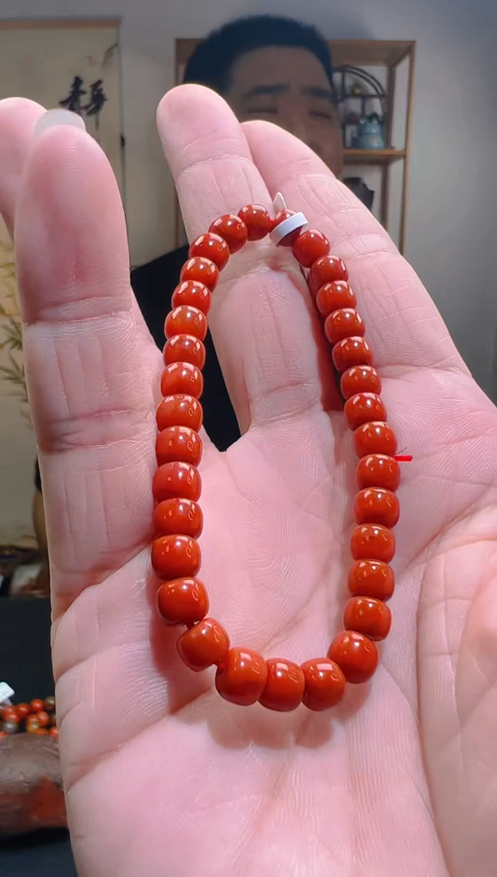 【闪购商品】南红玛瑙单圈手串未镶嵌一条约6mm 多样性发货      15